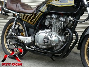 SUZUKI GSX250E ザリ【極】二重加工 サイクロン管 マフラー 黒