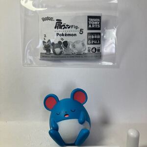 ポケモン 肩ズン Fig.5 / マリル フィギュア ポケットモンスタ- カプセルトイ