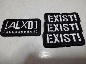 〇　[Alexandros]　アレキサンドロス　【　ワッペン　2点セット　】　美品♪