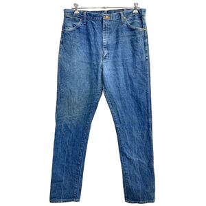 Wrangler カウボーイ ロングパンツ W40 ラングラー 13MWZ インディゴ コットン 古着卸 アメリカ仕入 2405-1331