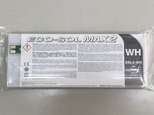 ローランド 純正インク ESL4-WH ECO-SOL MAX2 220cc エコソルマックス2 新品 未使用