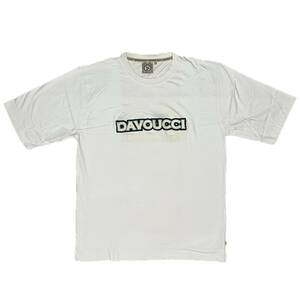 Davoucci ダボーチ ブランドネームロゴ 半袖 Tシャツ (ホワイト) (3XL) [並行輸入品]