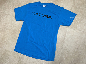  USアキュラ ディーラー入手 ACURA ロゴ Tシャツ Blue Mサイズ USDM北米JDM ACURA ホンダ HONDA インテグラDC2 RSX アコード TSX NSX RL