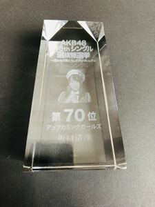 坂口渚沙 AKB48 45thシングル選抜総選挙 記念トロフィー チーム8
