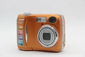 【返品保証】 【便利な単三電池で使用可】ニコン Nikon Coolpix E4100 オレンジ コンパクトデジタルカメラ s8305