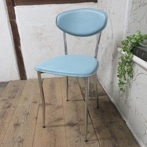 イギリス ビンテージ 家具 キッチンチェア パイプ椅子 椅子 イス 英国 MIDCENTURY 4250dz