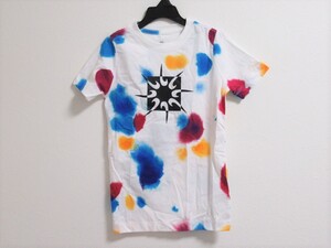 NIKE キッズ Tシャツ 白 タイダイ風 160 ナイキ YTH NSW テイクダウン ジュニア 半そで 運動 DQ3867-100