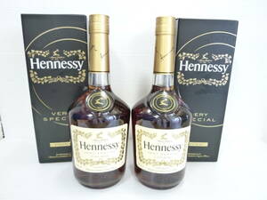 65024◆古酒/未開栓 コニャック Hennessy/ヘネシー ベリースペシャル ブランデー 40% 700ml 2本セット COGNAC VERY SPECIAL BRANDY◆