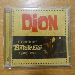 029667070423;【CD】DION / RECRODED LIVE AT THE BITTER END,AUGUST 1971　CDCHJ-1433