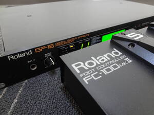 【必見】 Roland ローランド FC-100 MK2 GP-16 フットコントローラ デジタルギターエフェクト プロセッサー 2点 まとめ