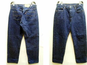 ◇即決[W40]濃紺 LVC 501-0001 Capital E バレンシア工場 キャピタルE リジッド BIGE USA製 LEVI’S VINTAGE CLOTHING ビッグE■6680