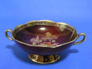 ◎イギリス名窯 1930年代 CARLTON WARE 金彩両耳カップ◎