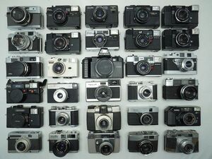 ★レンジファインダーなど★minolta/MIRANDA/FUJICA/YASHICA/Konica/OLYMPUS/Agfa/ 等 計:30点まとめ【ジャンク品】31192