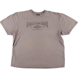 古着 ハーレーダビッドソン Harley-Davidson モーターサイクル バイクTシャツ メンズXXL相当 /eaa464388