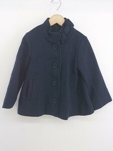 ◇ babyGAP × KATE SPADE NEW YORK キッズ 子供服 長袖 ショート コート サイズ5YEARS ネイビー レディース P