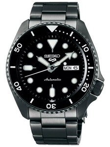 セイコー 5 SEIKO ファイブ スポーツ 自動巻(手巻き付き) 腕時計 SRPD65K1 オールブラック