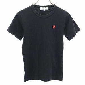 プレイコムデギャルソン 2020年 日本製 半袖 Tシャツ S ブラック PLAY COMME des GARCONS レディース