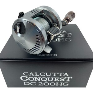 ττ SHIMANO シマノ リール ベイトリール 純正ハンドルノブ付 20カルカッタコンクエストDC 200HG 04039 傷や汚れあり