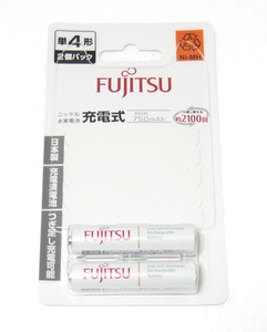 新品 富士通 ニッケル水素電池 HR-4UTC FUJITSU 充電池 単4形 2本パック 1.2V min.750mAh FDK 充電式 HR-4UTC(2B)