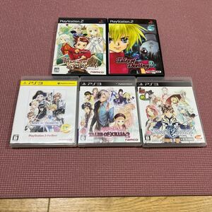 【PS2 3】 テイルズ オブ エクシリア2 ゼスティリア　ヴェスペリア　シンフォニア　デスティニー　namco ナムコ　5本セット