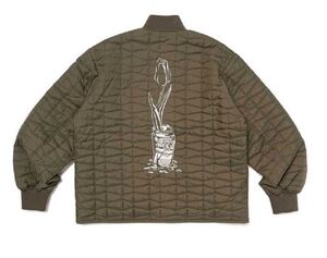 【Mサイズ】Wasted Youth QuiltPuff Jacket Olive Drab VERDY ウェイステッドユース キルトパフジャケット ヴェルディ Girls Don