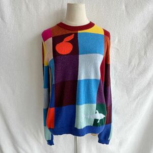 Paul Smith ポールスミス　レディース　長袖 ニット M カラフル