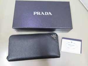 PRADA プラダ ラウンドファスナー長財布