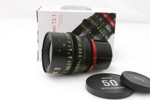 極美品｜Meikon MK-50mm T2.1 FF-Prime キヤノンRFマウント用　CA01-C134-2N4