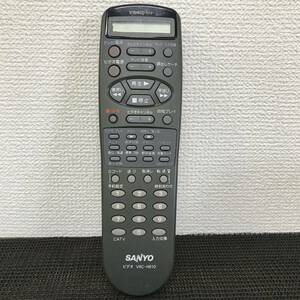 簡易清掃・動作確認済み　①SANYO　②VRC-H610　TVリモコン　中古　③管理No.337