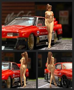 1/64 セクシー　美女　美脚　美尻　フィギュア　トミカサイズ　ジオラマ　MINI GT LBWK 日本未発売マテル ミニカー カーズ MATTEL R35