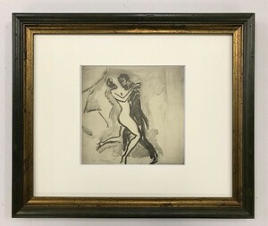 【特価】　≪　　キース・ヴァン・ドンゲン 　　≫　コロタイプ版画　 　DANSEURS　　1928年　　K. VAN DONGEN