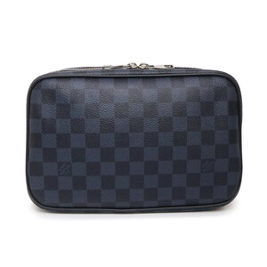 （未使用　展示品）ルイ ヴィトン LOUIS VUITTON トゥルース トワレ GM セカンドバッグ ダミエコバルト ネイビー ブラック 黒 紺 N47523