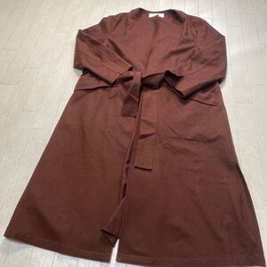 4084☆ UNITED ARROWS GREEN LABEL RELAXING トップス アウター コート レディース 38 ブラウン 無地