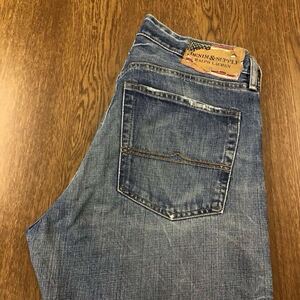 【FI187】DENIM&SUPPLY RALPH LAUREN W36 L32 色落ち加工 ダメージ加工 ジーンズ デニムパンツ ブランド古着 ラルフローレン 送料無料