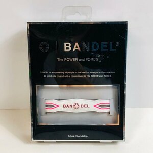 ICH【中古美品】 未開封 BANDEL バンデル スラッシュ ブレス ホワイトピンク 〈106-240919-aa-2-ICH〉