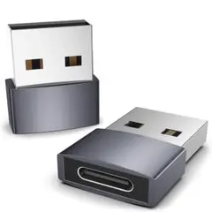 2個入‼️ タイプC USB 変換アダプタ 超小型  パソコン　スマホ　転送　充電