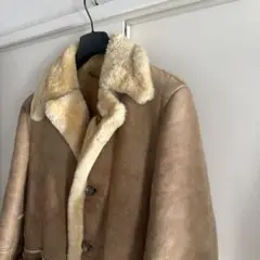 70s "order made??" luxury mouton coat