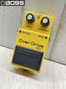 1円　BOSS エフェクター OD-1 オーバードライブ 日本製 未チェック 現状販売 エレキギター アクセサリー Over Drive 即日発送