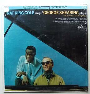 ◆ NAT KING COLE Sings / GEORGE SHEARING Quintet Plays ◆ Capitol SW 1675 (color) ◆ W