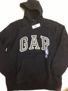 ■ＧＡＰ■新品■150■ロゴパーカー■ギャップ■黒■5-3