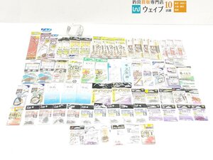 ダイワ 投魂T-1 4号、 ヤマシタ キス 船胴突仕掛、ササメ ピンク蛍光ビーズ 等 船釣り用品 計67点セット