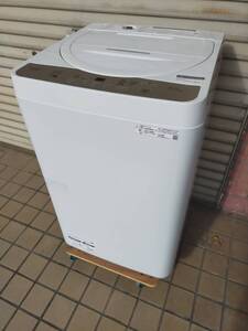 ●◇洗濯機 6kg シャープ ES-GE6H 2023年製 良品 中古 小型 家電 一人暮らし用 お部屋まで搬入 送料無料 即決 3076