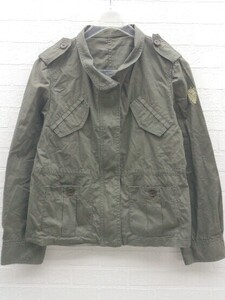 ◇ green label relaxing UNITEDARROWS ユナイテッドアローズ 長袖 ジップアップ ジャケット サイズ38 ブラウン レディース