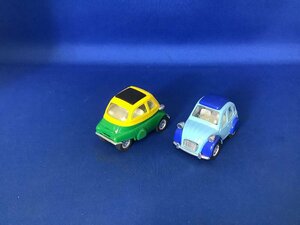 □■□KINTOY シトロエン２CV　ミニカー　プルバック　2台セット(現状品)□■□