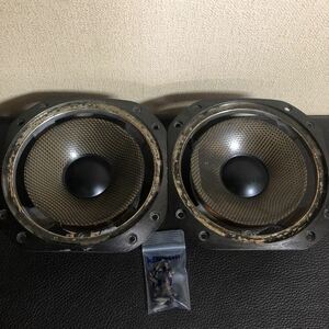 冒険価格！KENWOOD 希少 LS9 スピーカー ウーファー　ペア 専用ネジ付き　音出しOK!