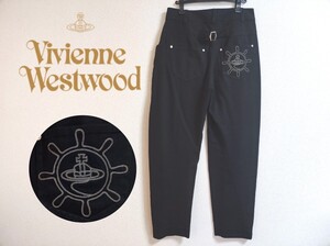 ヴィヴィアンウエストウッド オーブ サルエルワイドパンツ ブラック VivienneWestwood