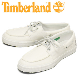 Timberland (ティンバーランド) A67R1 MYLO BAY BOAT SHOE マイロベイボートシューズ white TB508 US9.5-約27.5cm