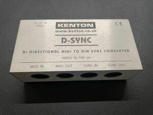 KENTON D-SYNC MIDI/DIN SYNCコンバーター