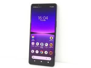 〇【良品】SONY ソニー Xperia 5 IV SO-54C 128GB Android スマートフォン パープル docomo SIMロック解除済 動作品