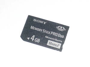 動作保証！SONY Memory Stick PRO Duo 4GB MAGICGATE MARK2